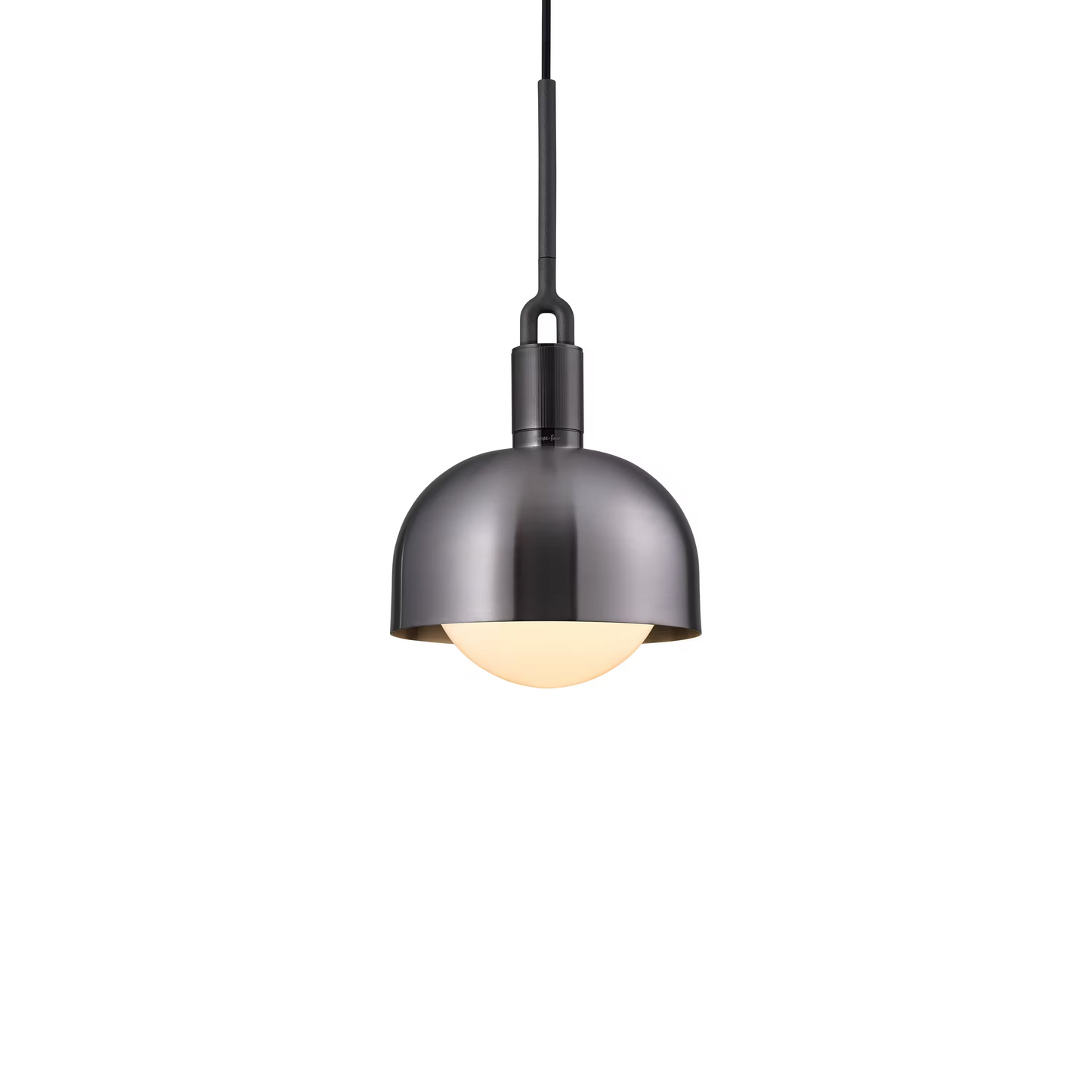 Forked Shade Pendant with Glass
