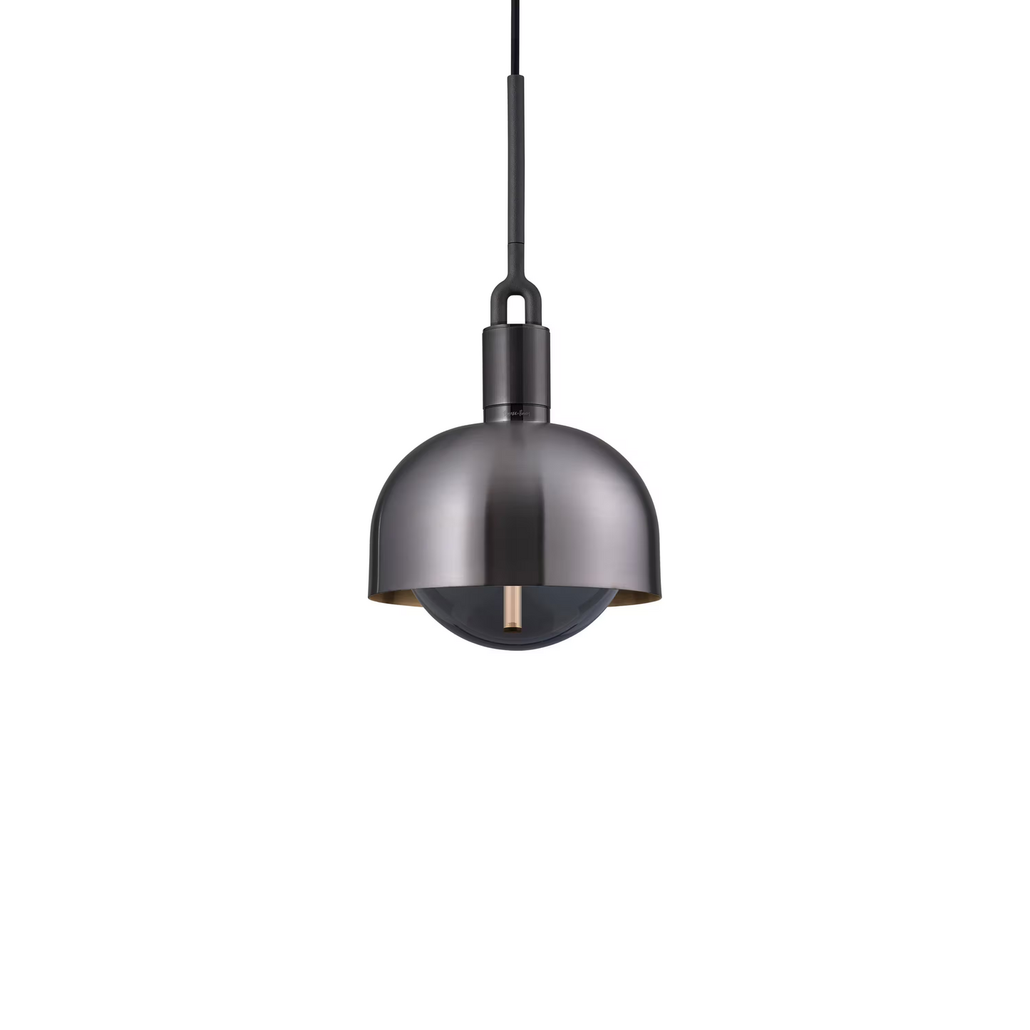 Forked Shade Pendant with Glass