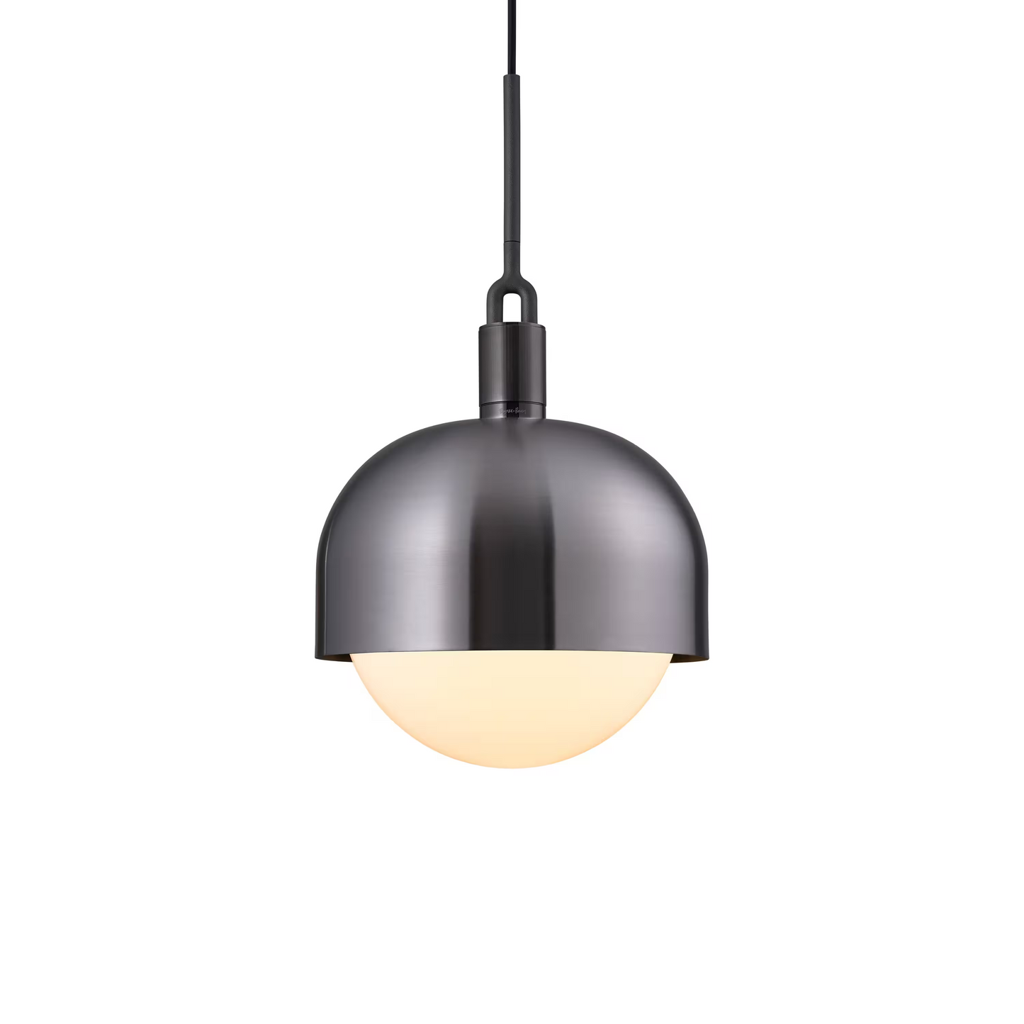 Forked Shade Pendant with Glass