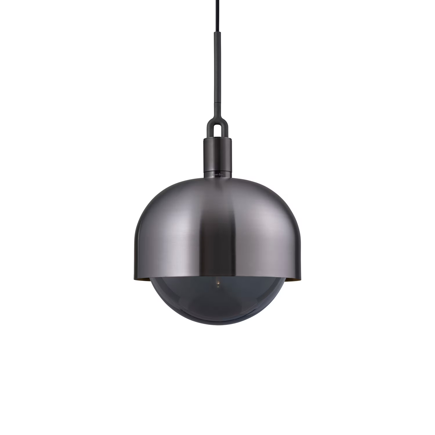 Forked Shade Pendant with Glass