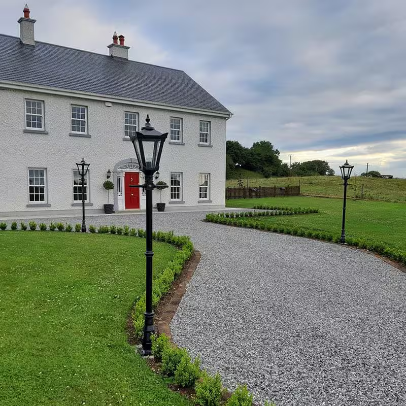 Victorian Traditional Cast Iron Lamp Post 2.3M