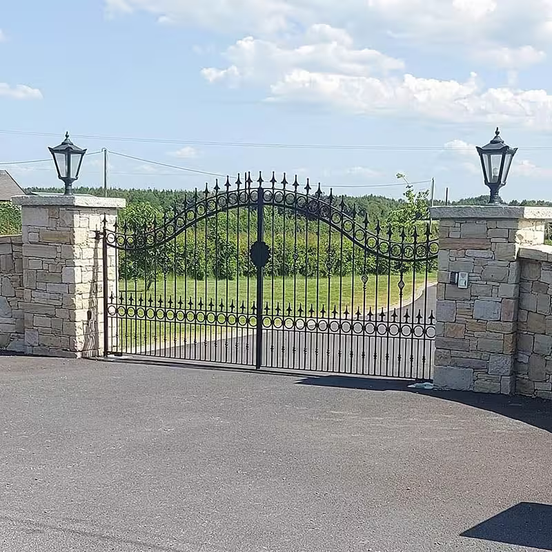 Victorian Traditional Cast Iron Pier Light For Flat Pier Caps