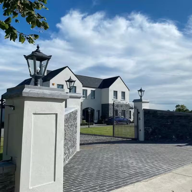 Victorian Traditional Cast Iron Pier Light For Flat Pier Caps