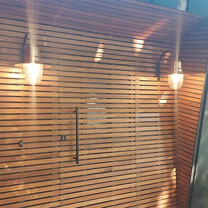 Vintage Tear Drop Wall Light In Galvanised Steel 0.46M