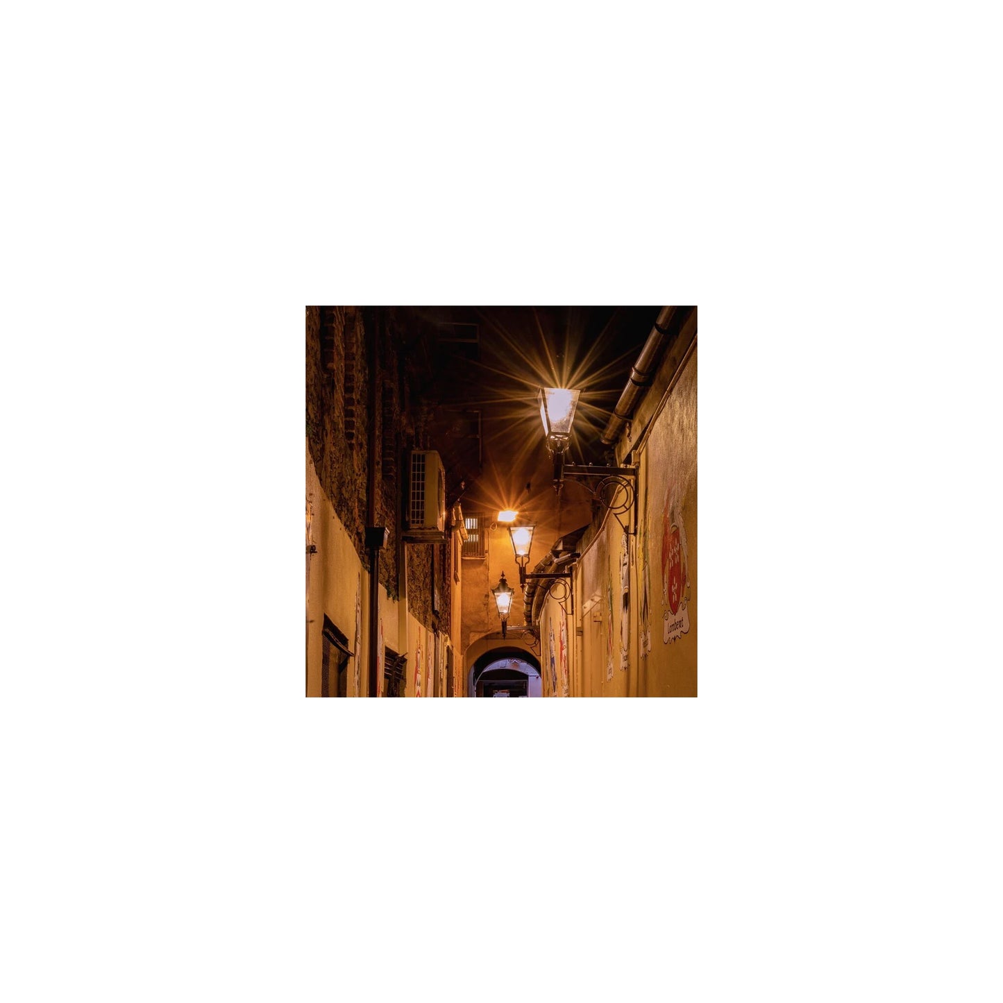 Large Victorian traditional in steel wall light 1.47m