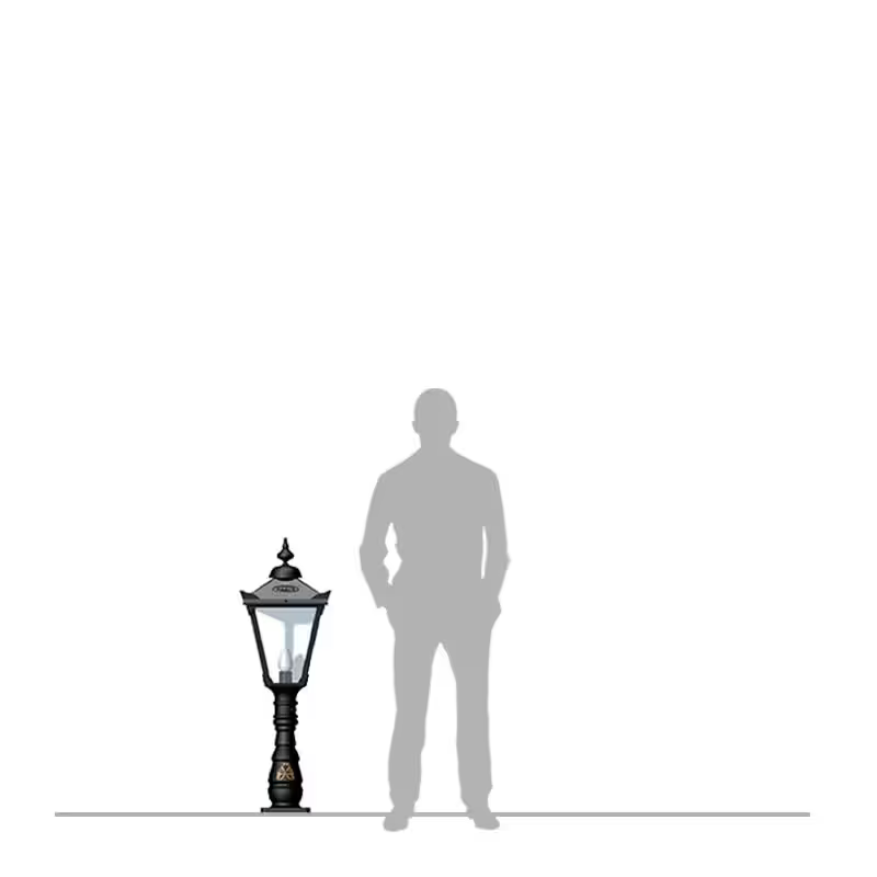 Victorian Traditional Cast Iron Pedestal Light 1.16M