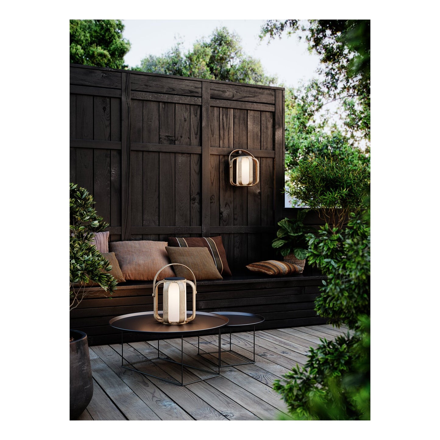 Bob Outdoor Portable Battery light in Natural Brown