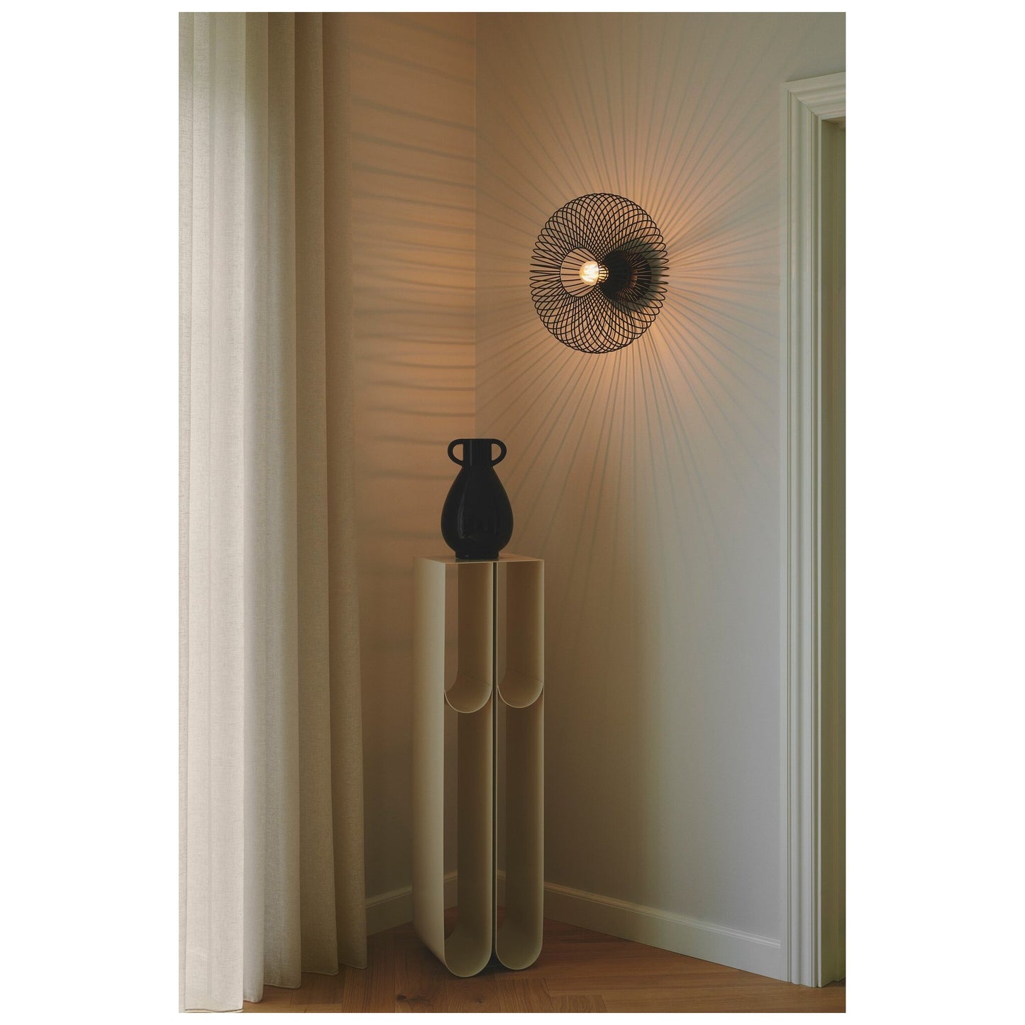 Beroni Ceiling Light in Black