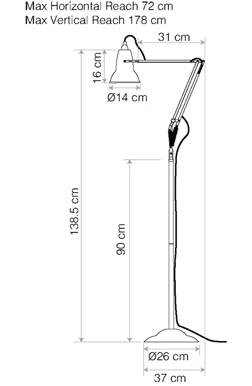Original 1227 Floor Lamp - National Trust Edition