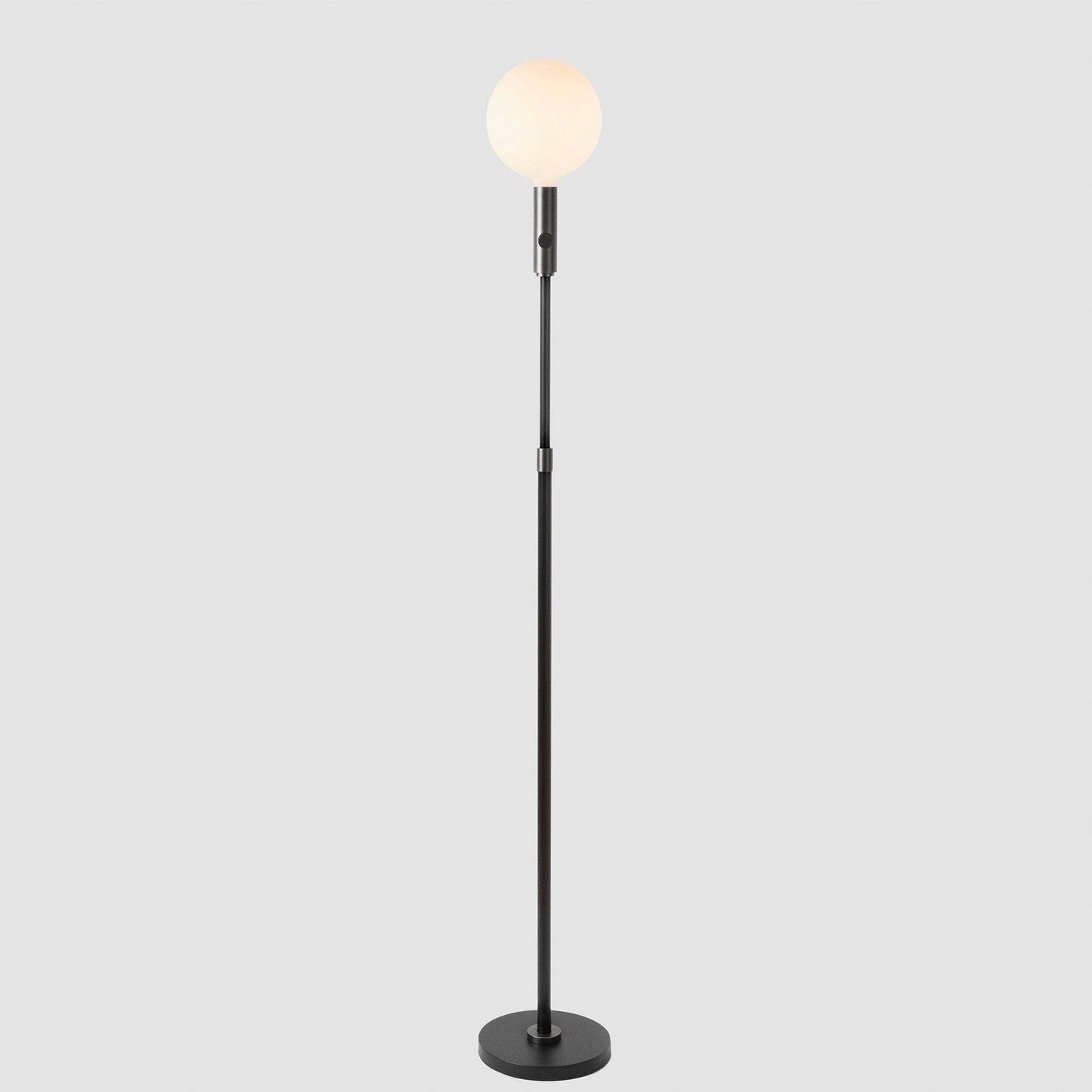 Poise Adjustable Floor Lamp with Sphere V LED bulb