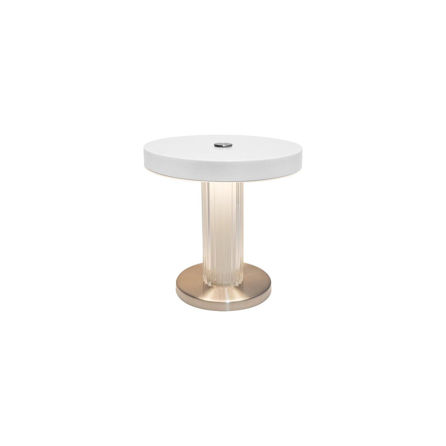 Trezzi Portable Table Lamp in White