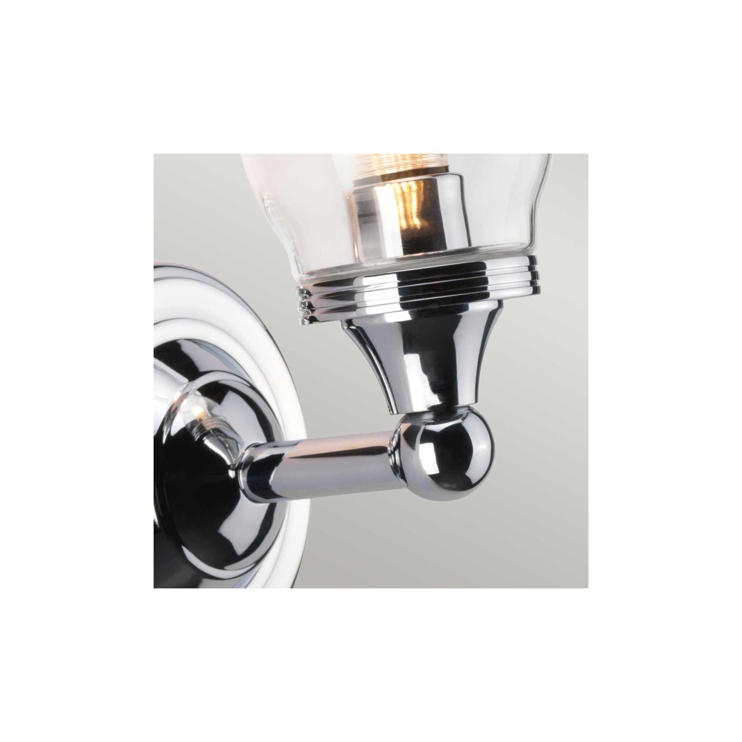 Austen 1-Light Wall Light in Polished Chrome