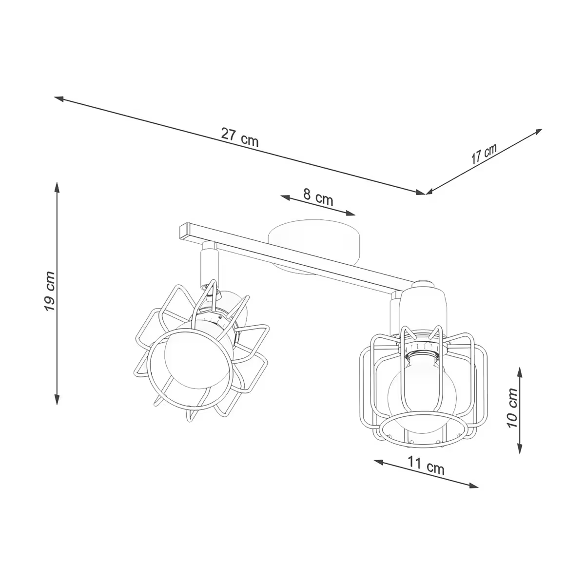 Belucia 2 Ceiling Light