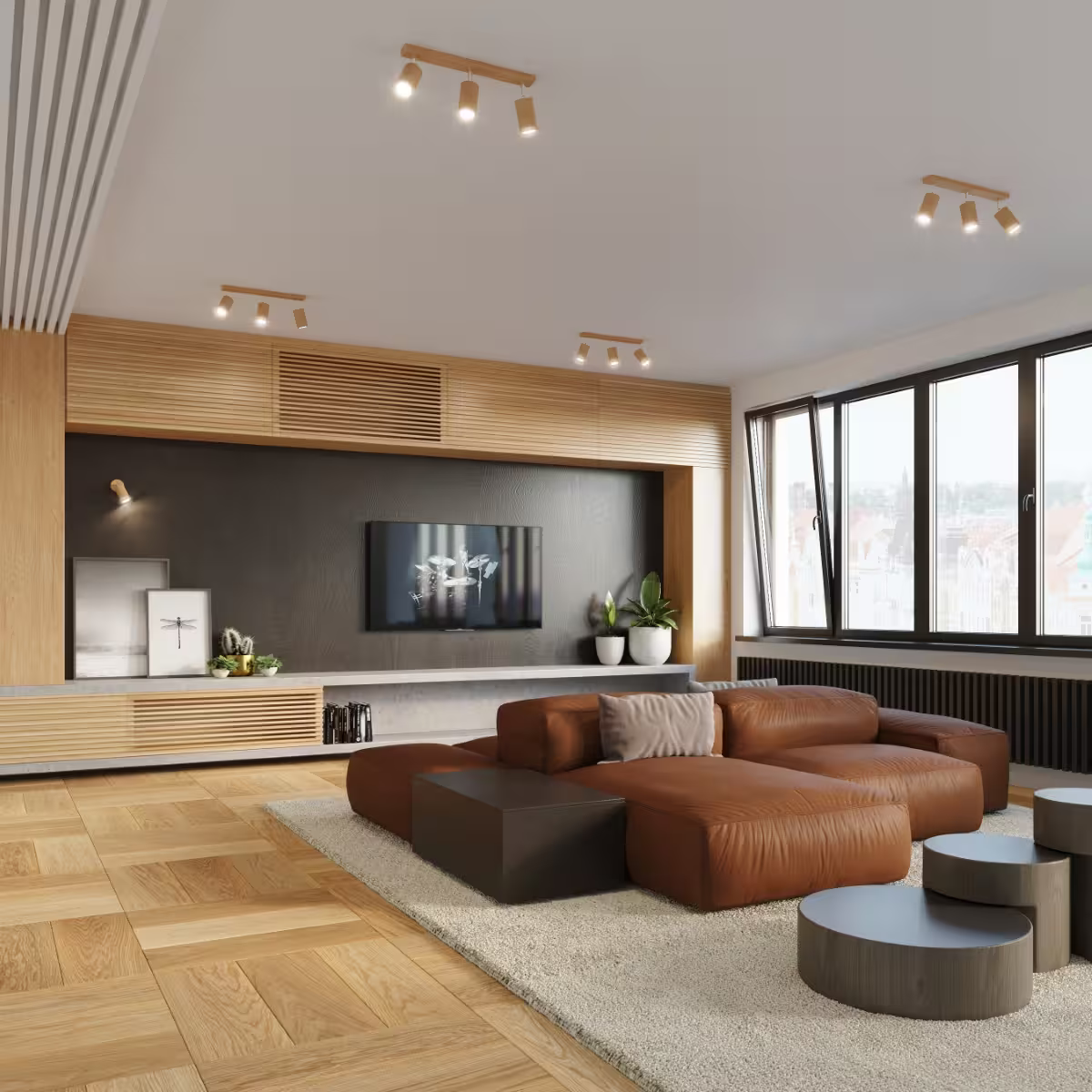 Berg 4 Ceiling Light