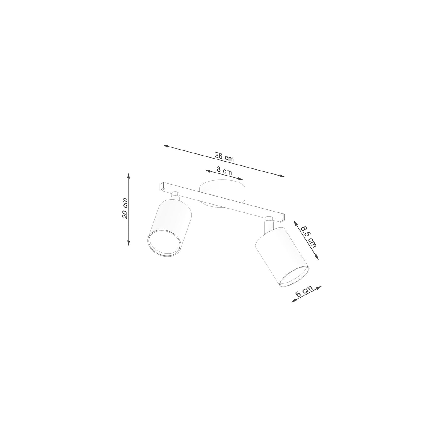 Lemmi 2 Ceiling Light