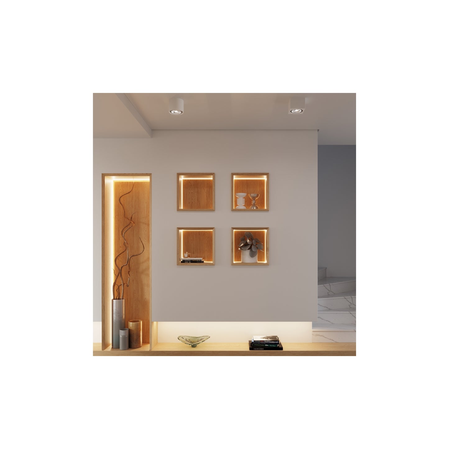 Kalu Wall Light in White