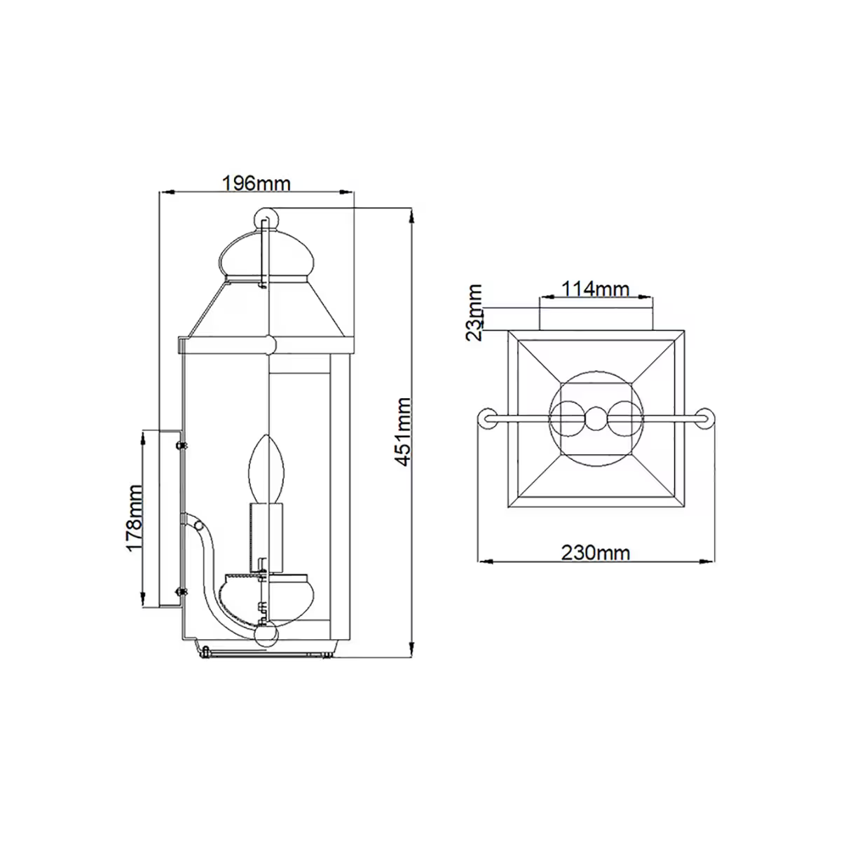 Anchorage 2-Light Wall Lantern