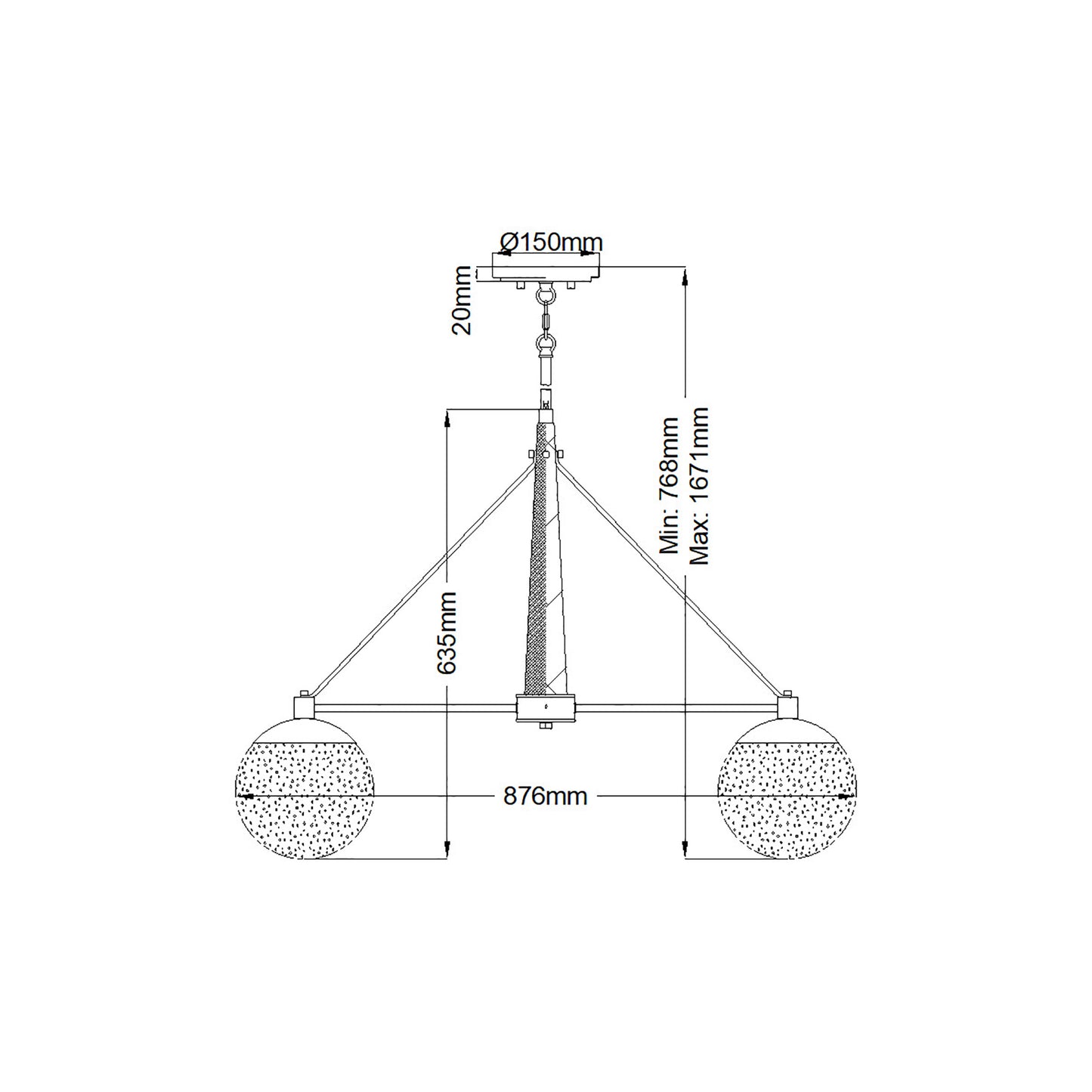 Marilyn 6-Light Chandelier in Polished Nickel