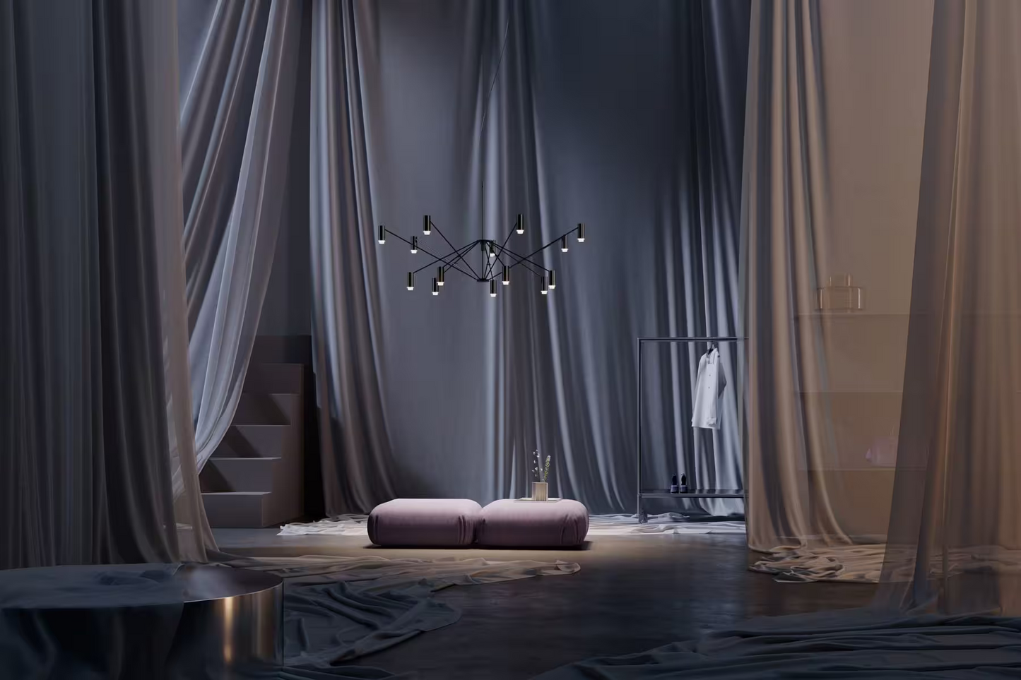 The W LED Pendant