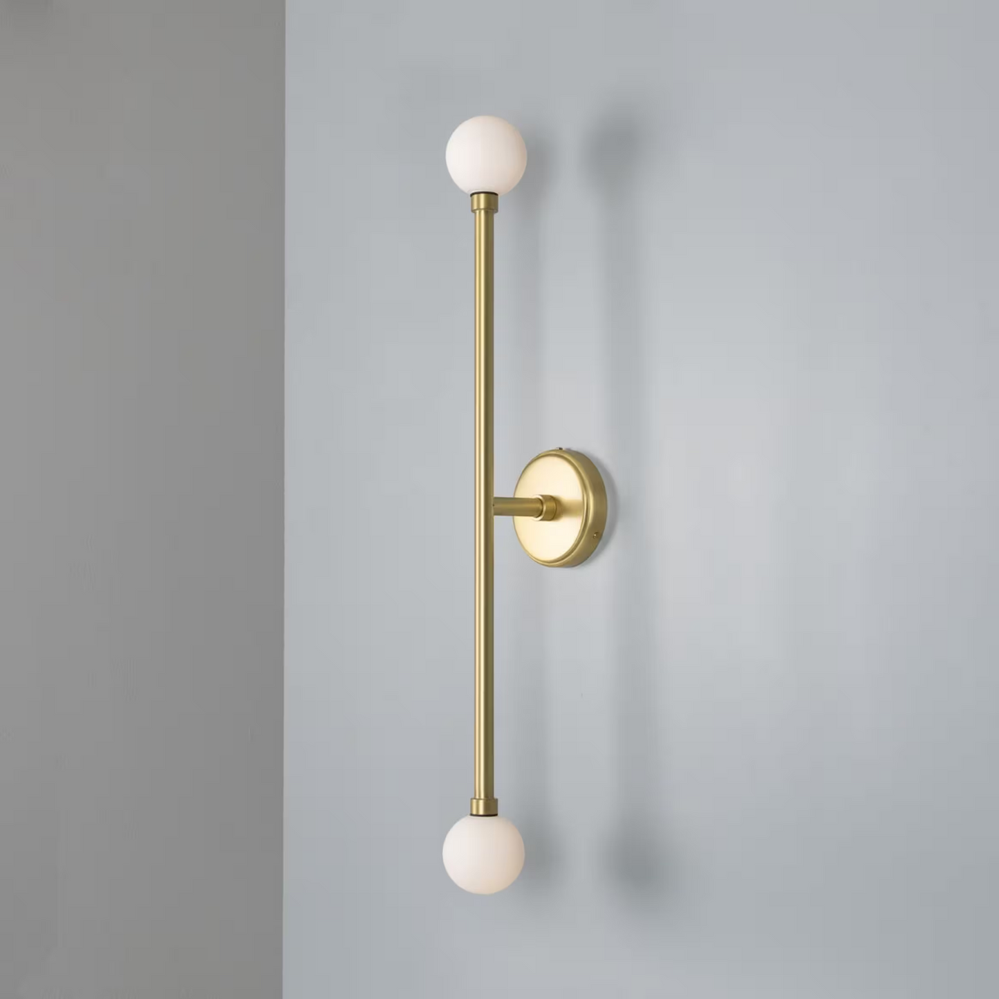 Silverton Double Globe Slim Bathroom Wall Light