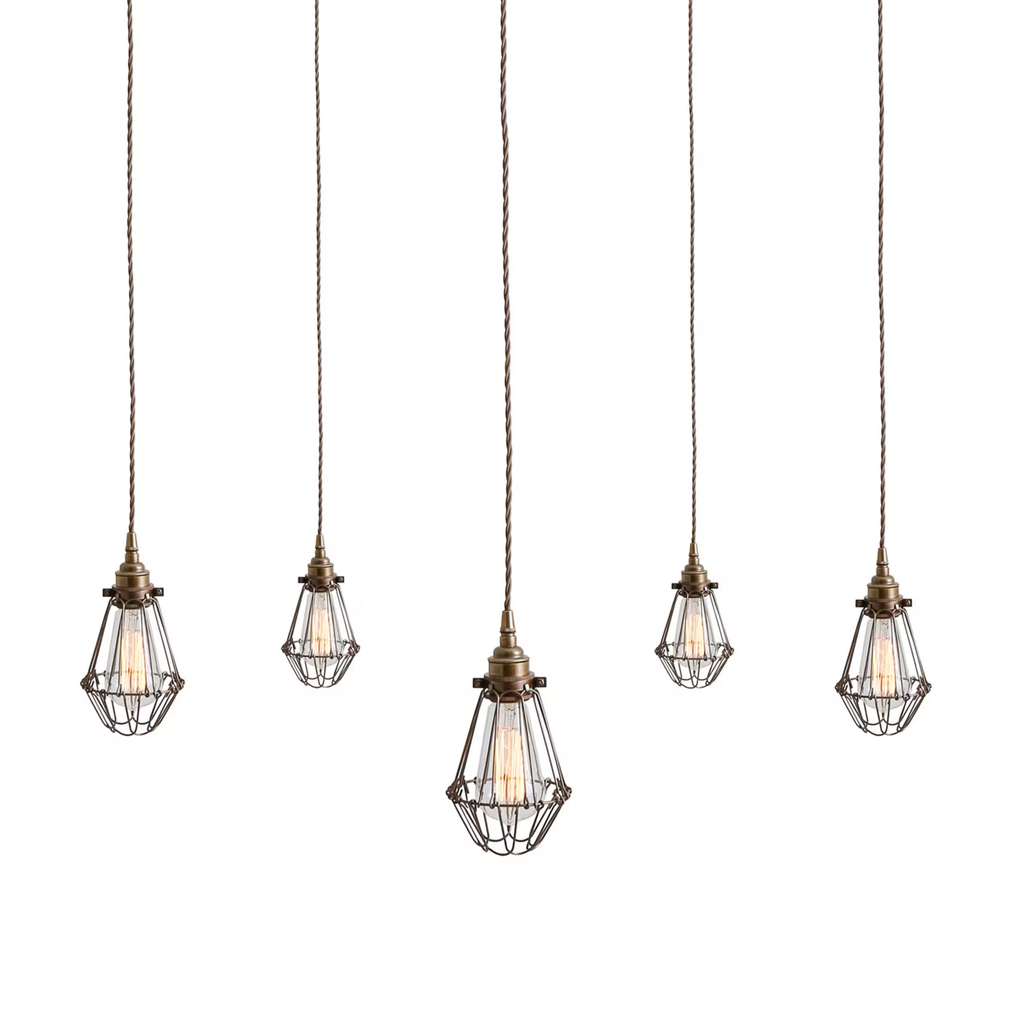 Praia 5-Light Cage Pendant Cluster