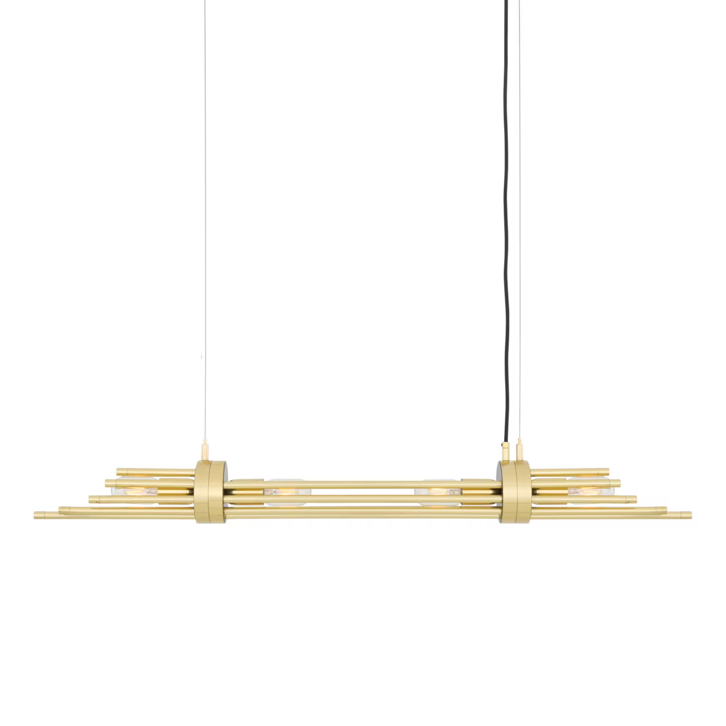 Victoria 4-Light Modern Brass Pendant