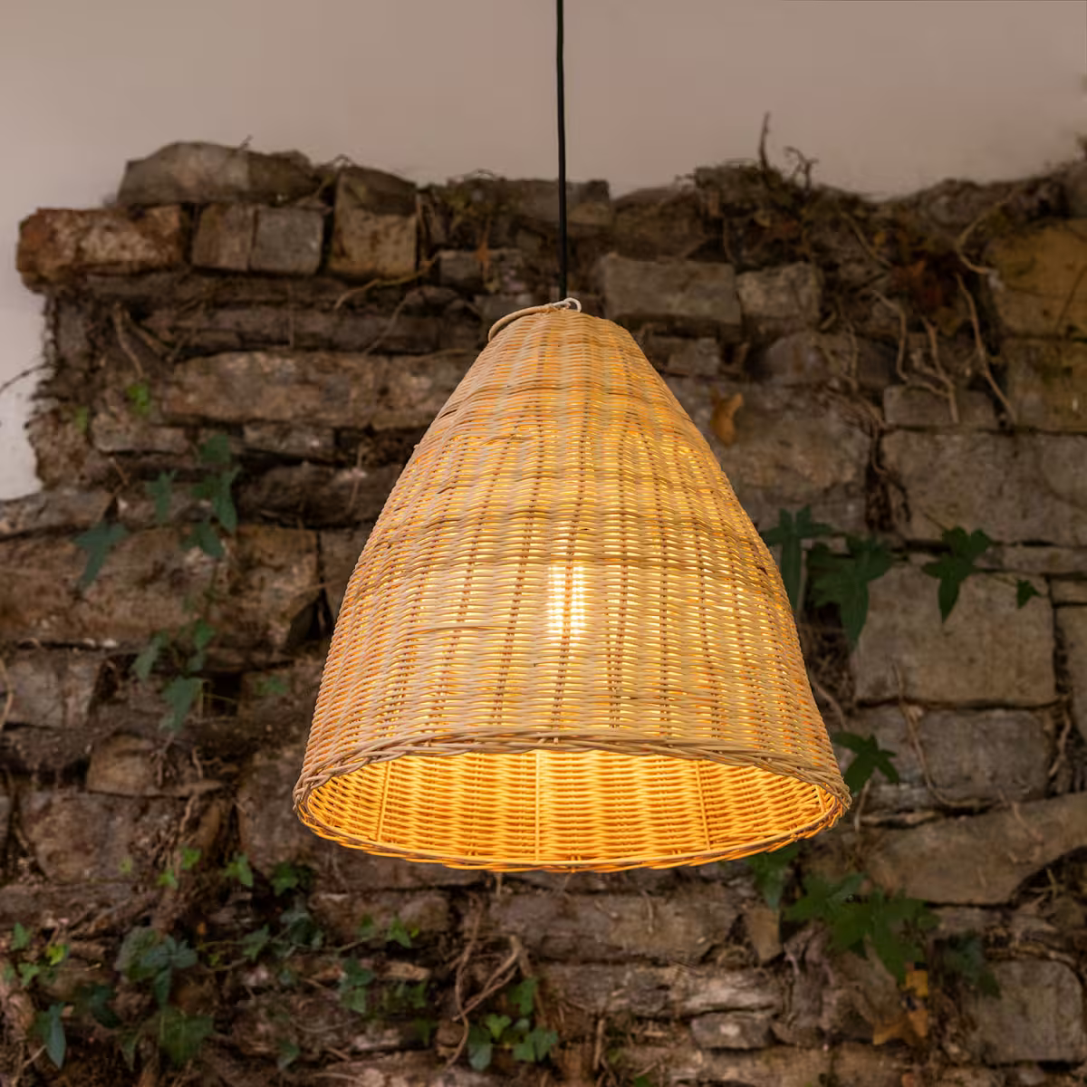 Altus Natural Rattan Pendant