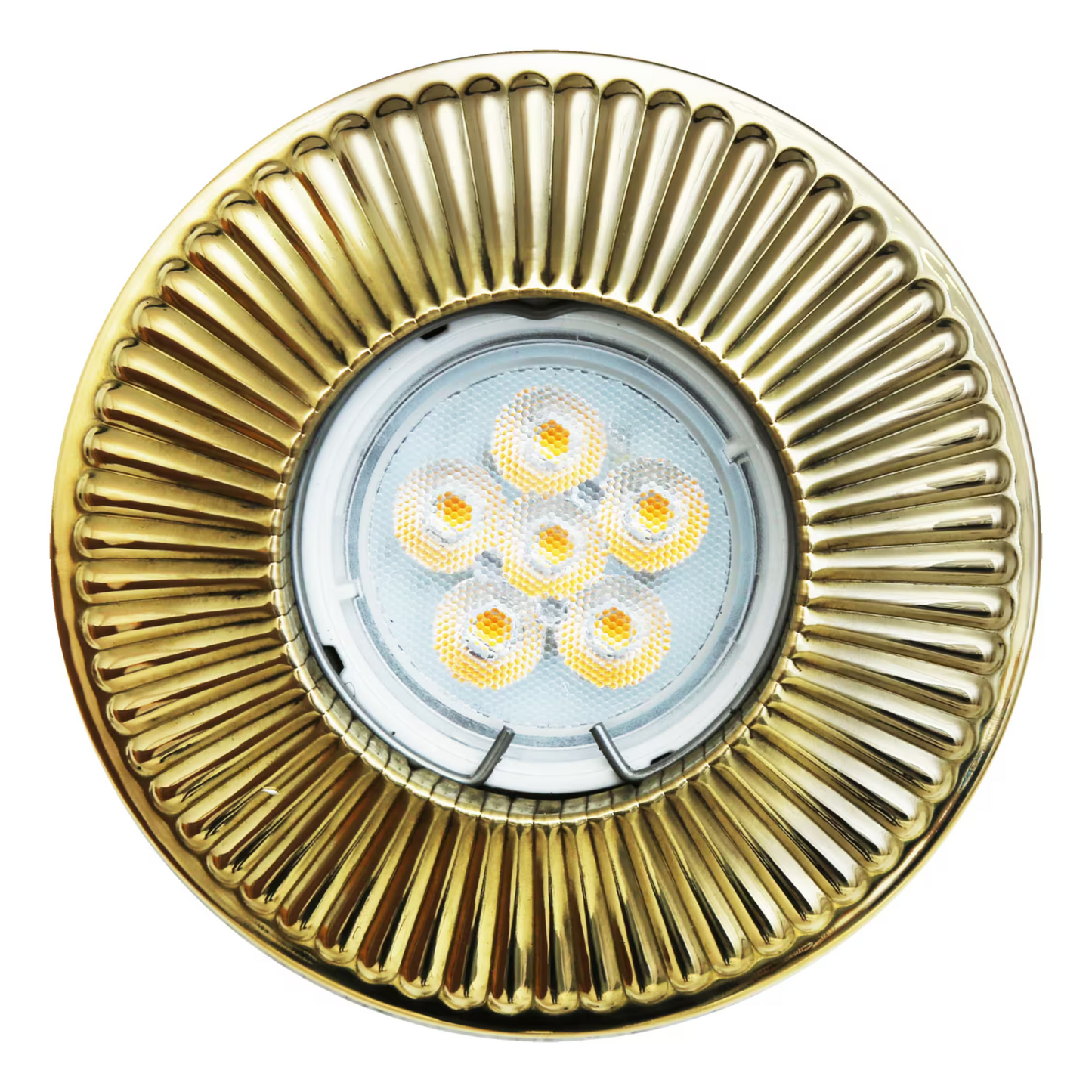 Penh Decorative Circular Brass Recessed Spotlight