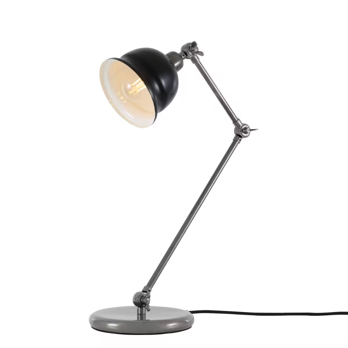 Nico Vintage Brass Table Lamp
