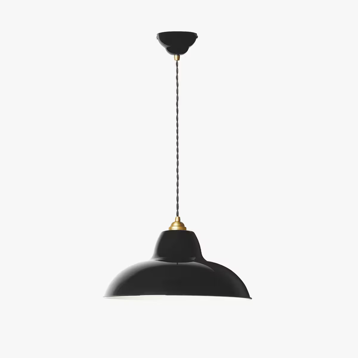 Original 1227 Midi Wide Brass Pendant