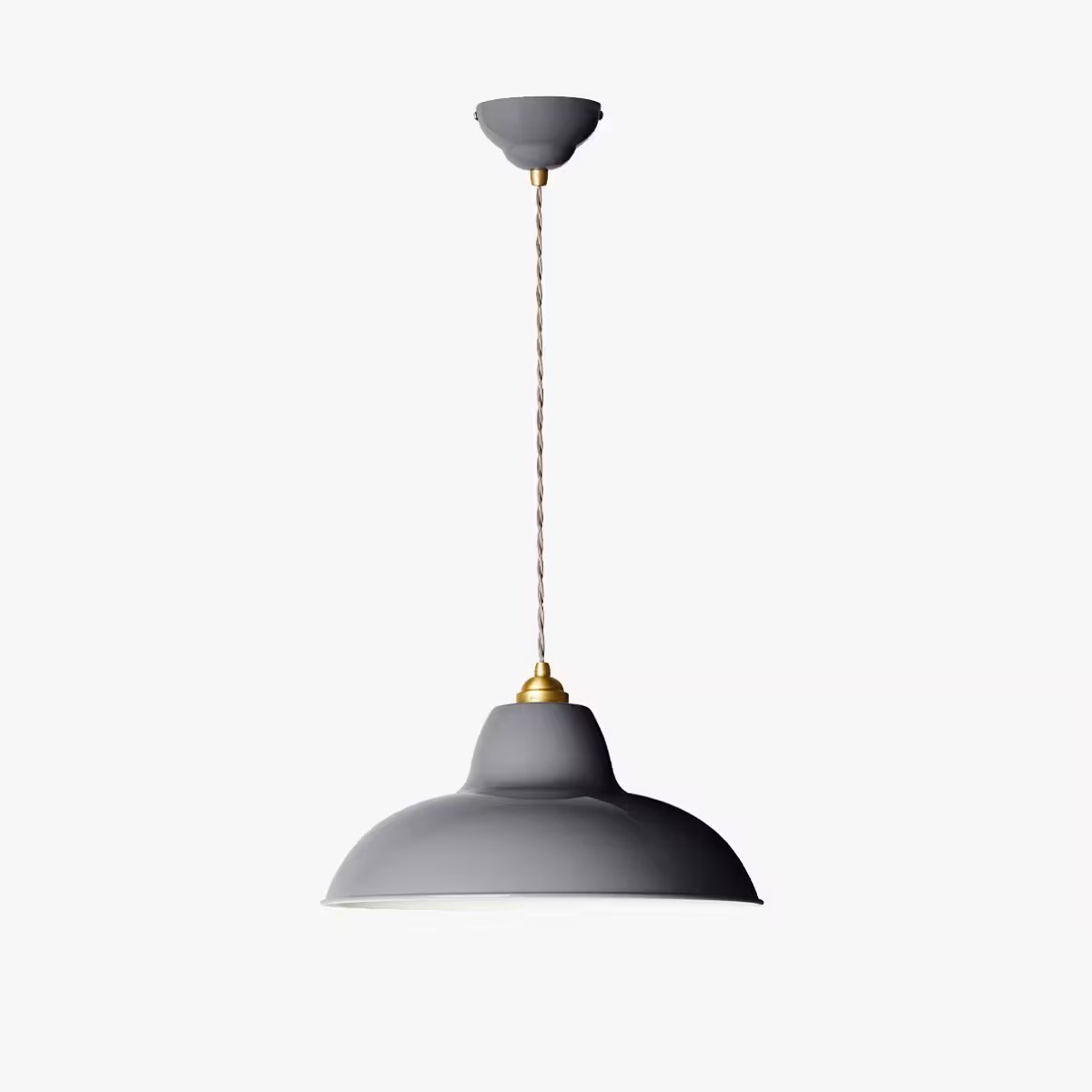 Original 1227 Midi Wide Brass Pendant