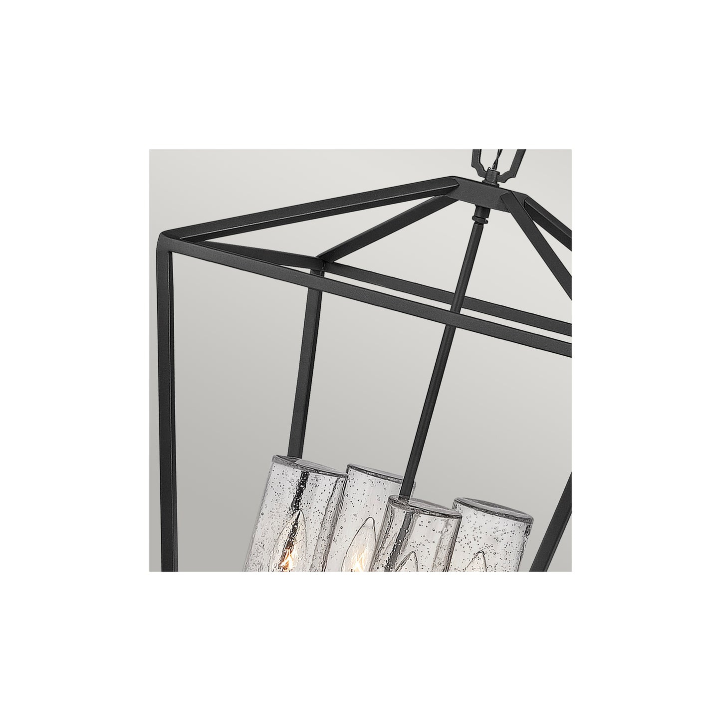 Alford Place 4-Light Outdoor Pendant in Museum Black