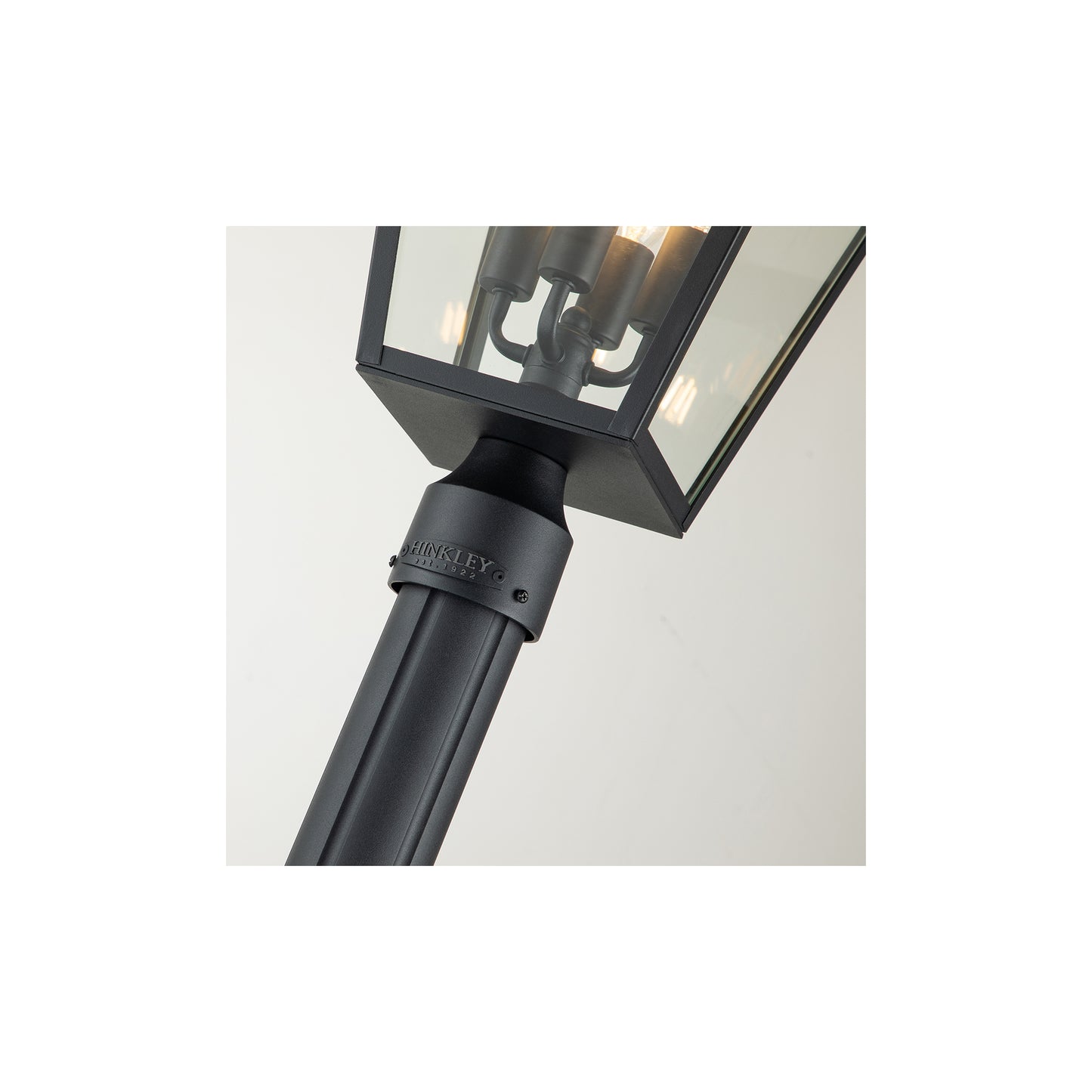 Alford Place 4-Light Lamp Post in Museum Black