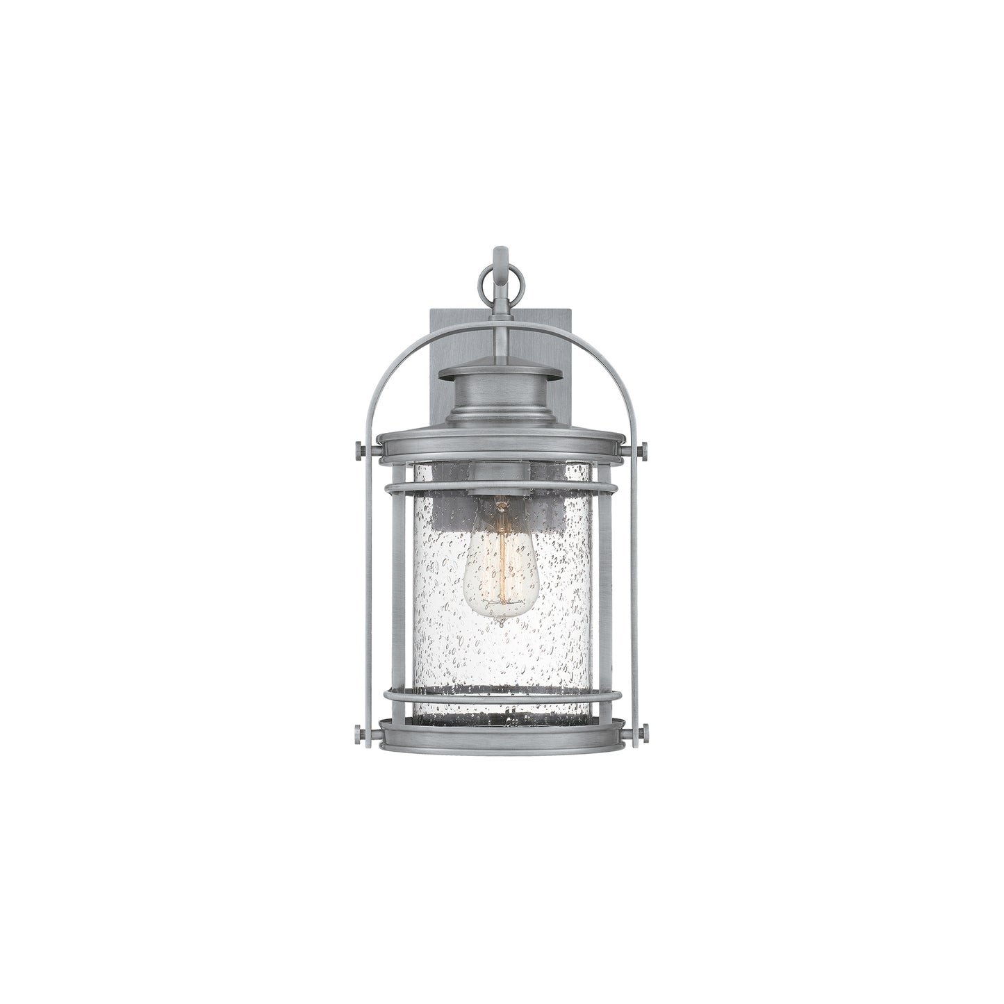 Booker 1-Light Wall Lantern in Industrial Aluminium