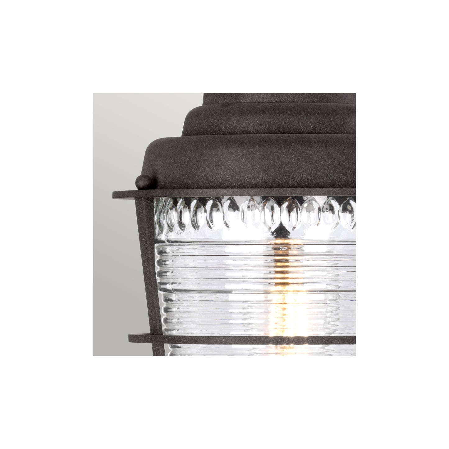 Chance Harbor 1-Light Pedestal Lantern in Weathered Zinc
