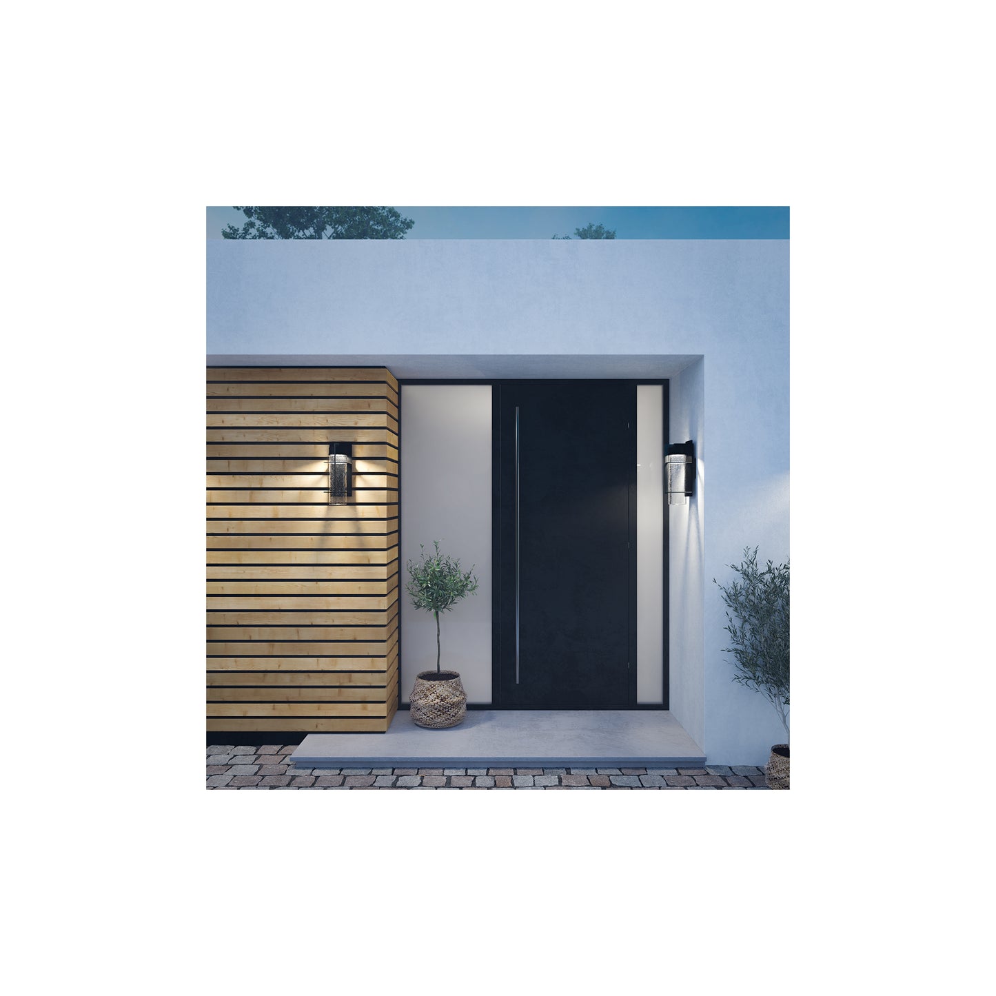 Eames LED Wall Lantern in Earth Black