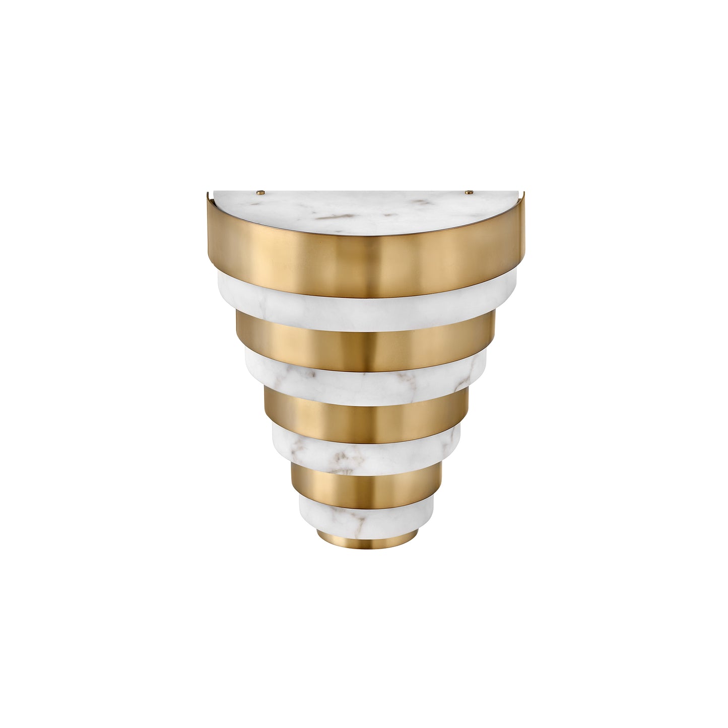 Echelon LED Wall Light in Heritage Brass