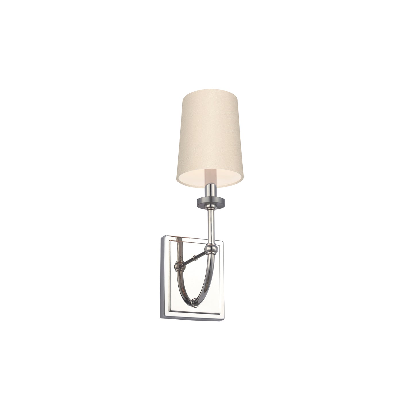 Felixstowe 1-Light Wall Light in Polished Chrome