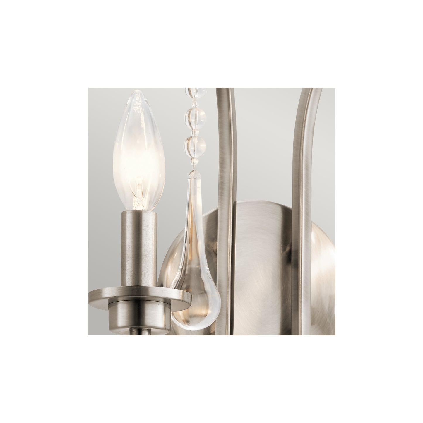 Karlee 2-Light Wall Light in Classic Pewter