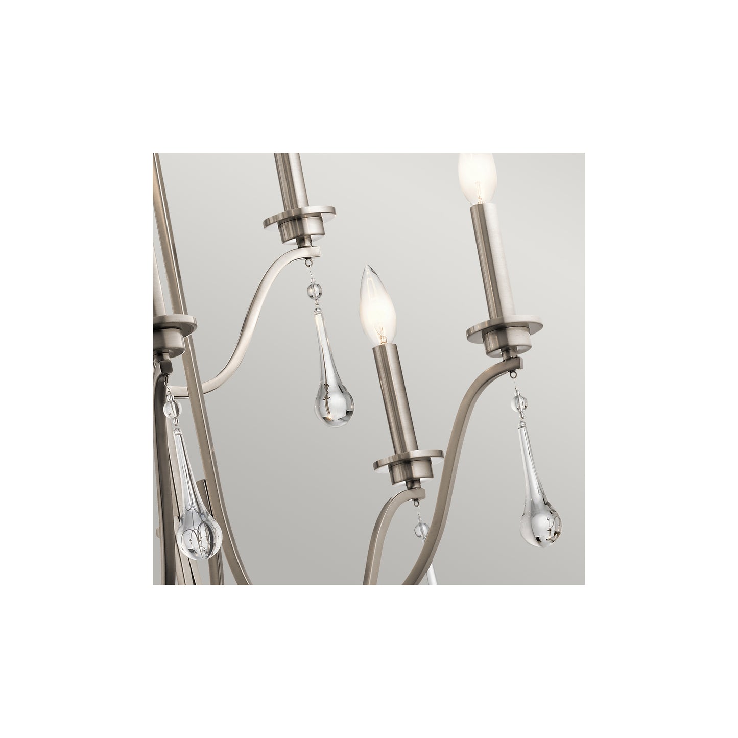 Karlee 9-Light Chandelier in Classic Pewter