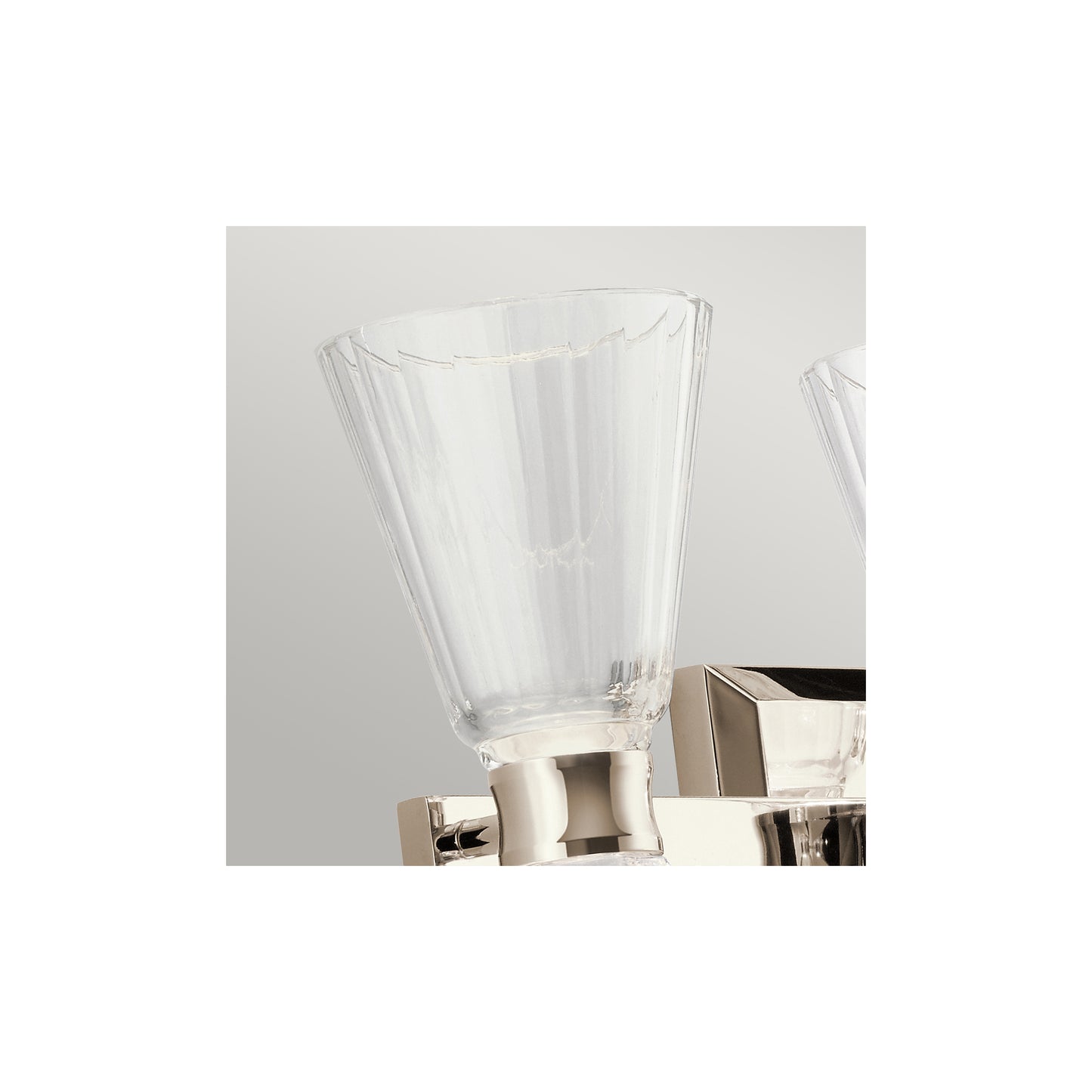 Kayva LED 3 Arm Dual-lit Wall Light in Polished Nickel