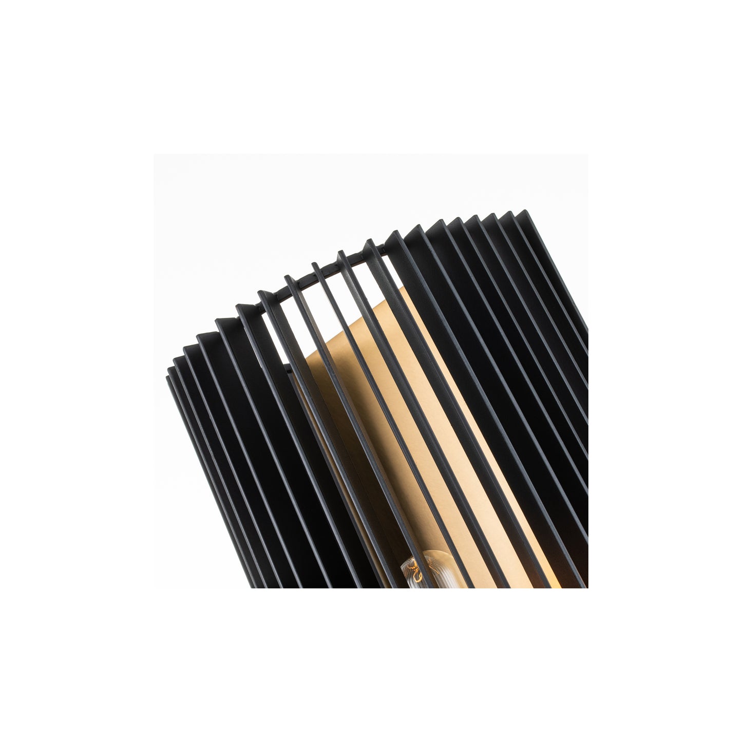 Linara 1-Light Wall Light in Black & Natural Brass