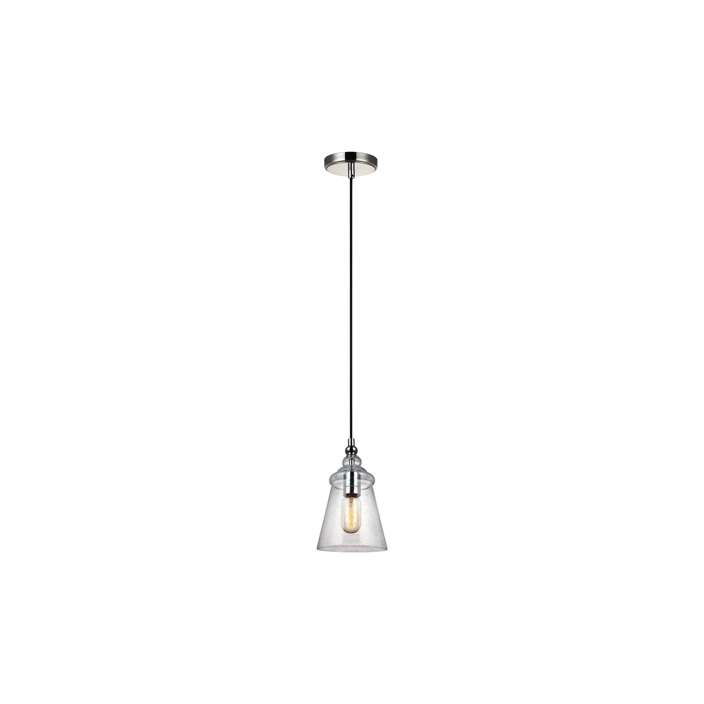 Loras 1-Light Mini Pendant in Chrome