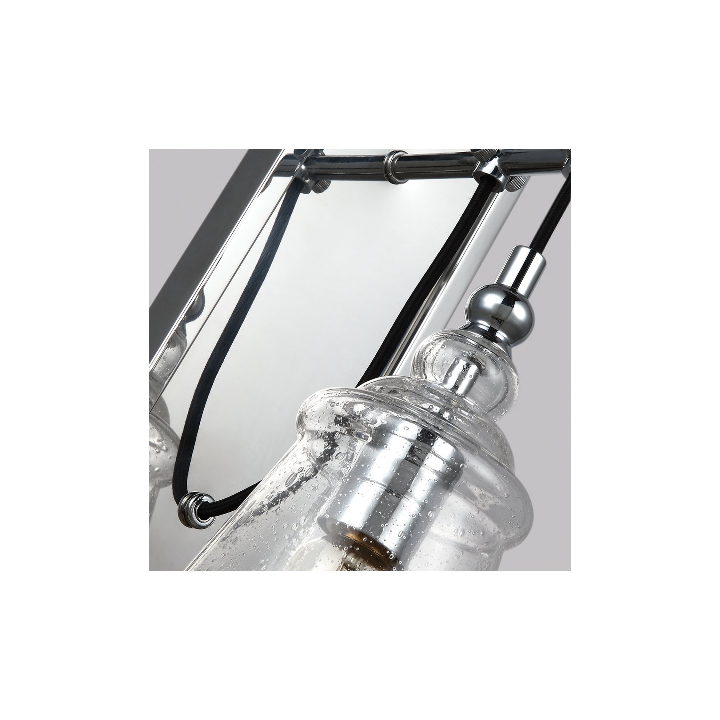 Loras 1-Light Wall Light in Chrome