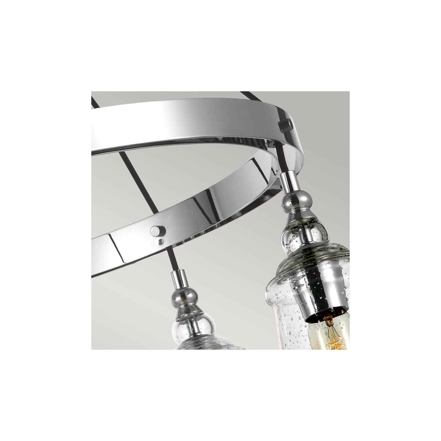 Loras 5-Light Chandelier in Chrome