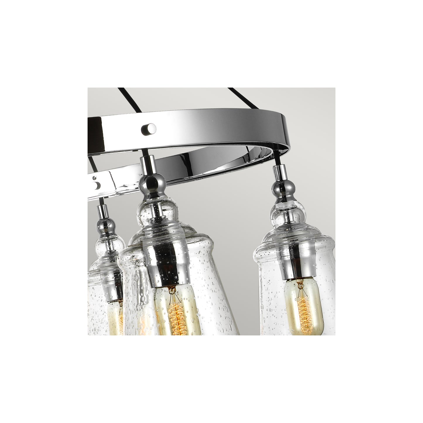 Loras 6-Light Chandelier in Chrome