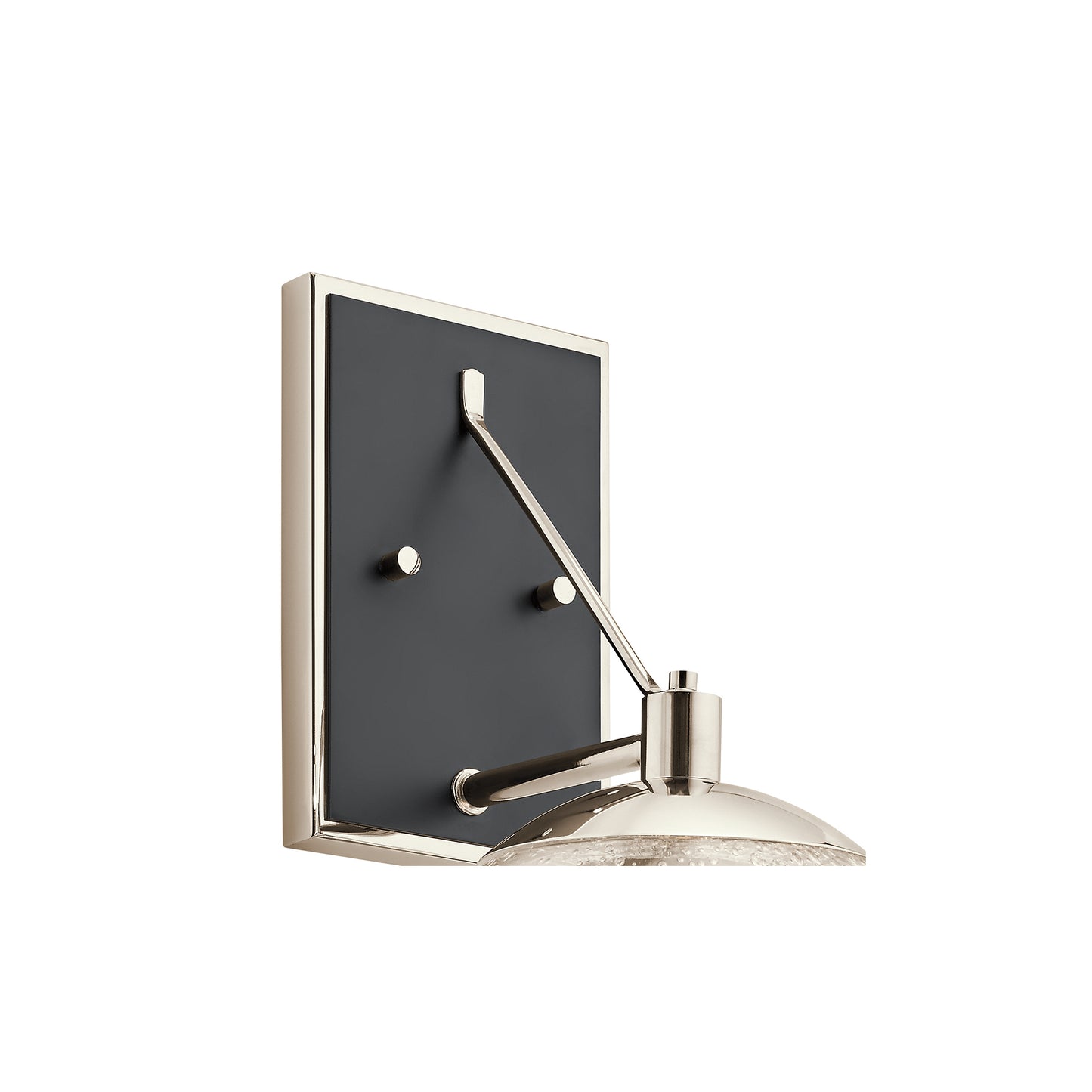 Marilyn 1-Light Wall Light in Polished Nickel