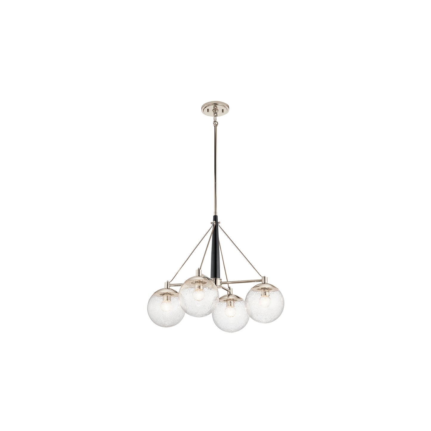 Marilyn 4-Light Pendant Chandelier in Polished Nickel