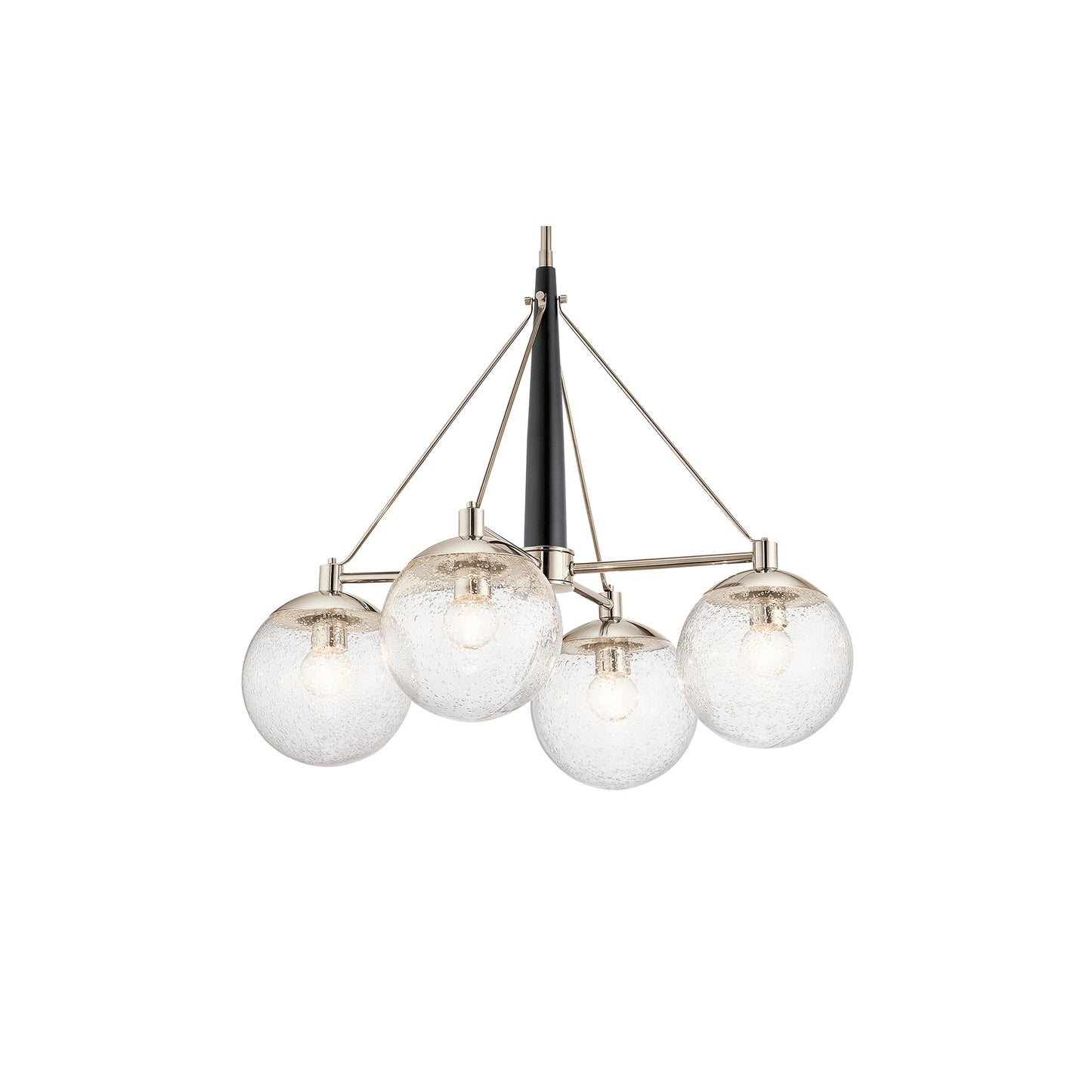 Marilyn 4-Light Pendant Chandelier in Polished Nickel