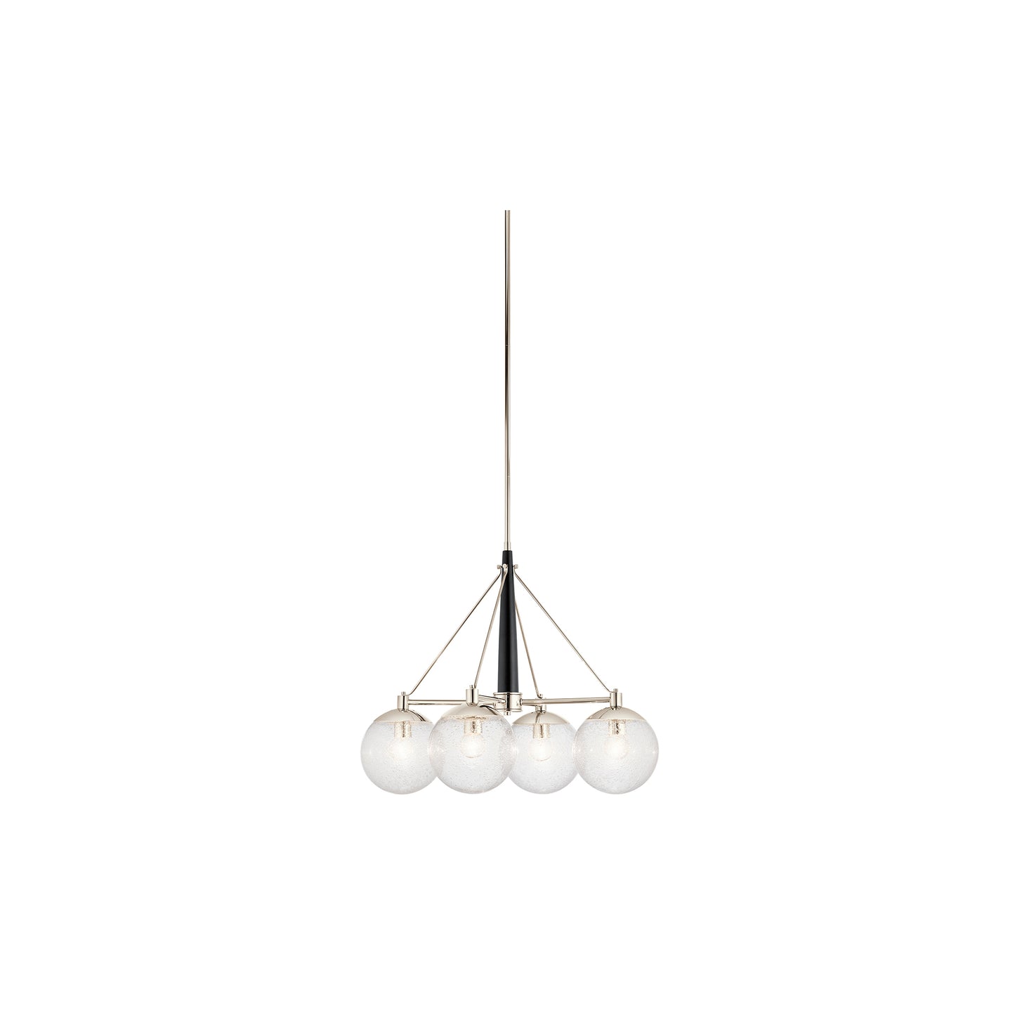 Marilyn 4-Light Pendant Chandelier in Polished Nickel